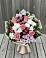 Букет цветов из: Альстромерии, Гвоздики, Розы и Хризантемы в Михайловске Свердловской области