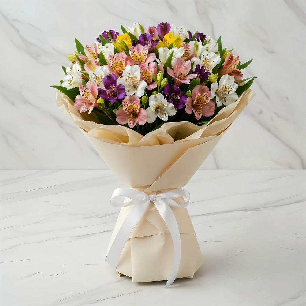 Букет цветов из: Альстромерии в Михайловске Свердловской области