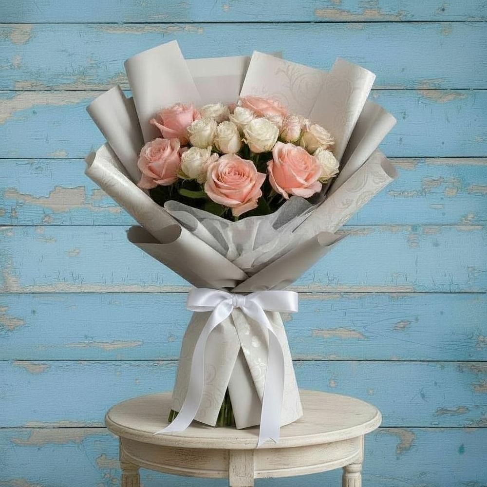 Букет цветов из: Розы в Михайловске Свердловской области