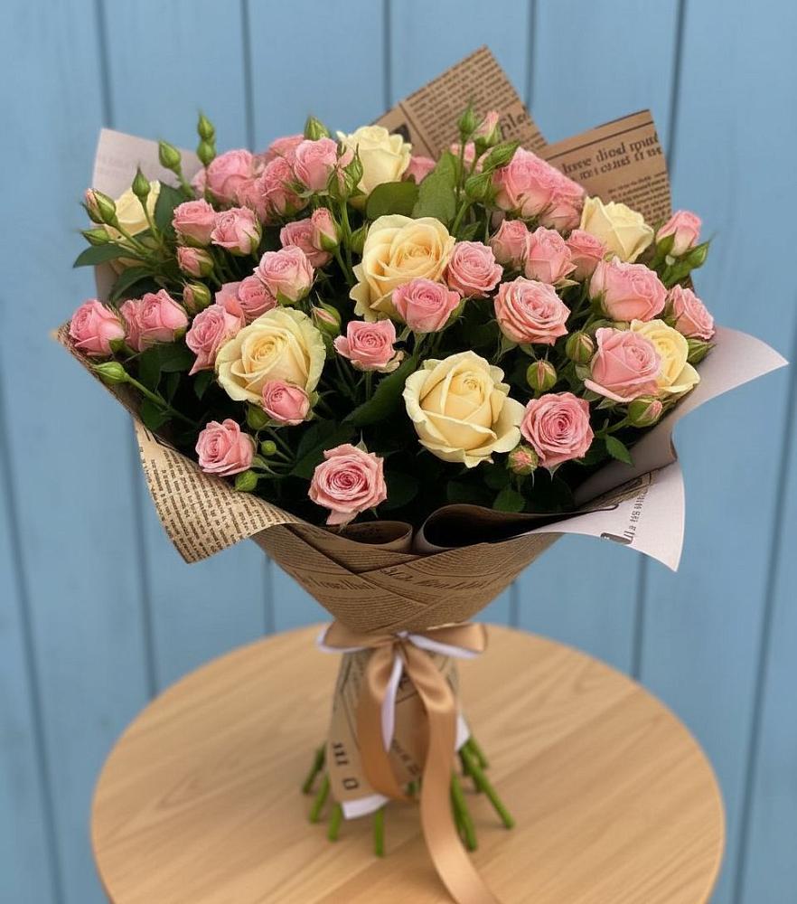 Букет цветов из: Розы в Михайловске Свердловской области