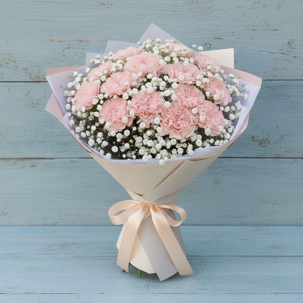 Букет цветов из: Гвоздики в Михайловске Свердловской области