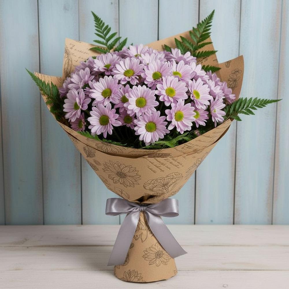 Букет цветов из: Хризантемы в Михайловске Свердловской области