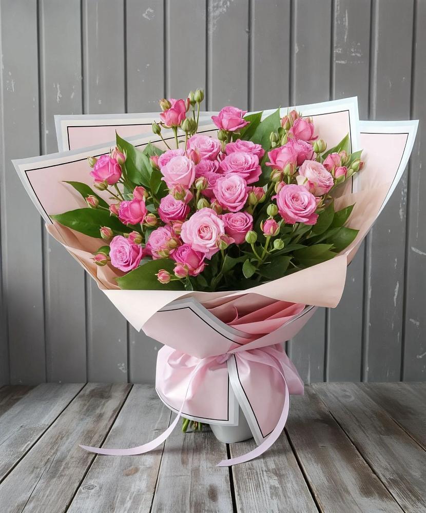 Букет Розовый кустик в Михайловске Свердловской области