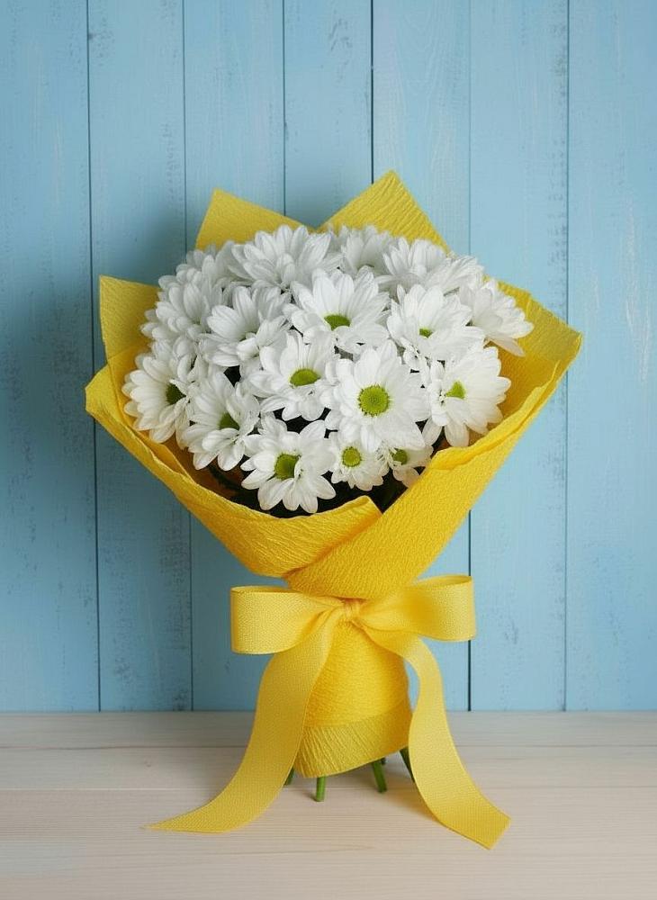 Букет цветов из: Хризантемы в Михайловске Свердловской области