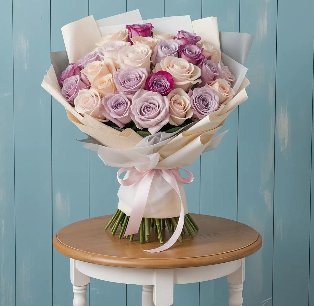 Букет цветов из: Розы в Михайловске Свердловской области