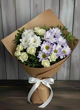 Букет цветов из:  Хризантемы и Розы #REPLACE_PRED# Михайловске Свердловской области