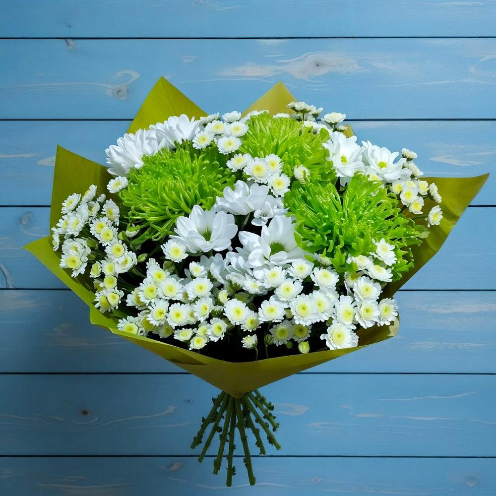 Букет цветов из: Хризантемы в Михайловске Свердловской области