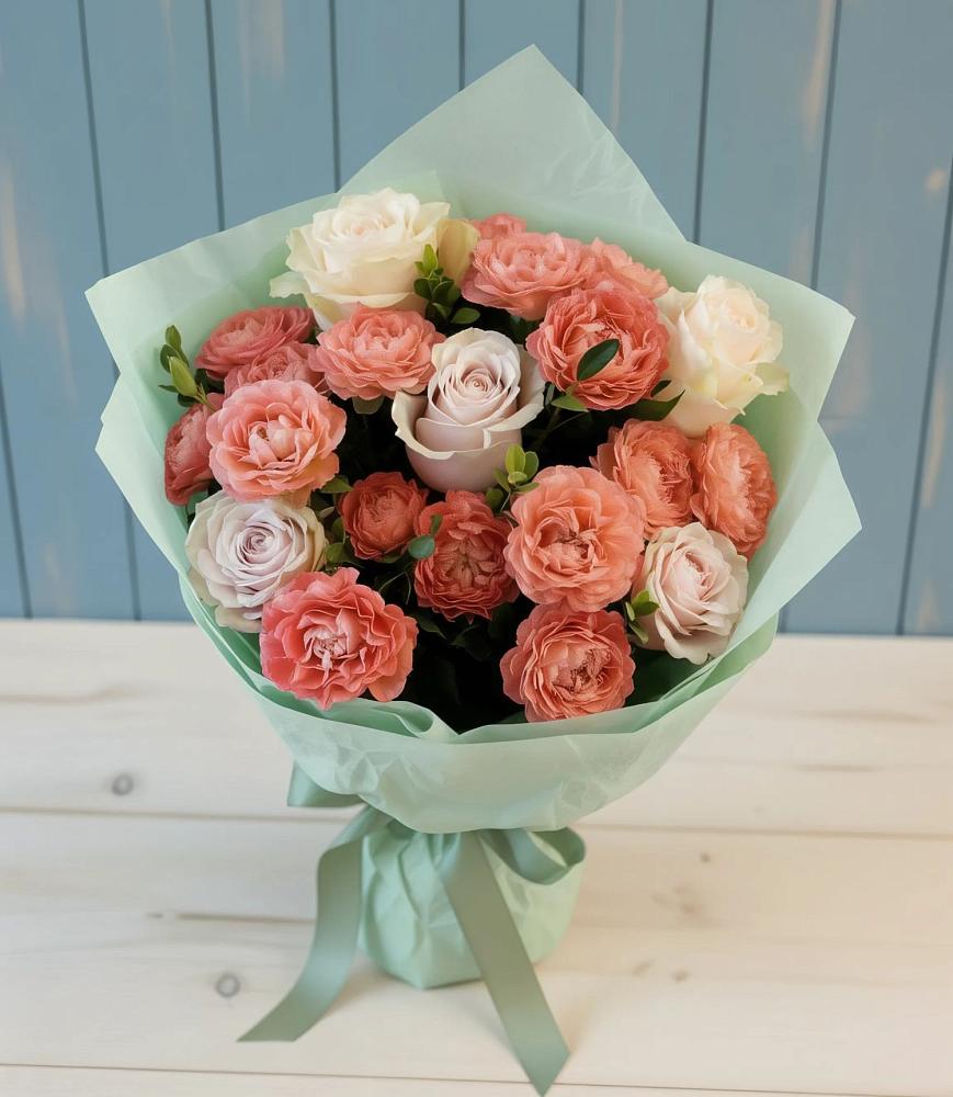 Букет цветов из: Розы в Михайловске Свердловской области