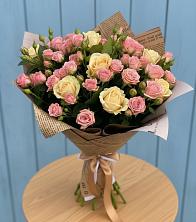 Букет цветов из:  Розы в Михайловске Свердловской области