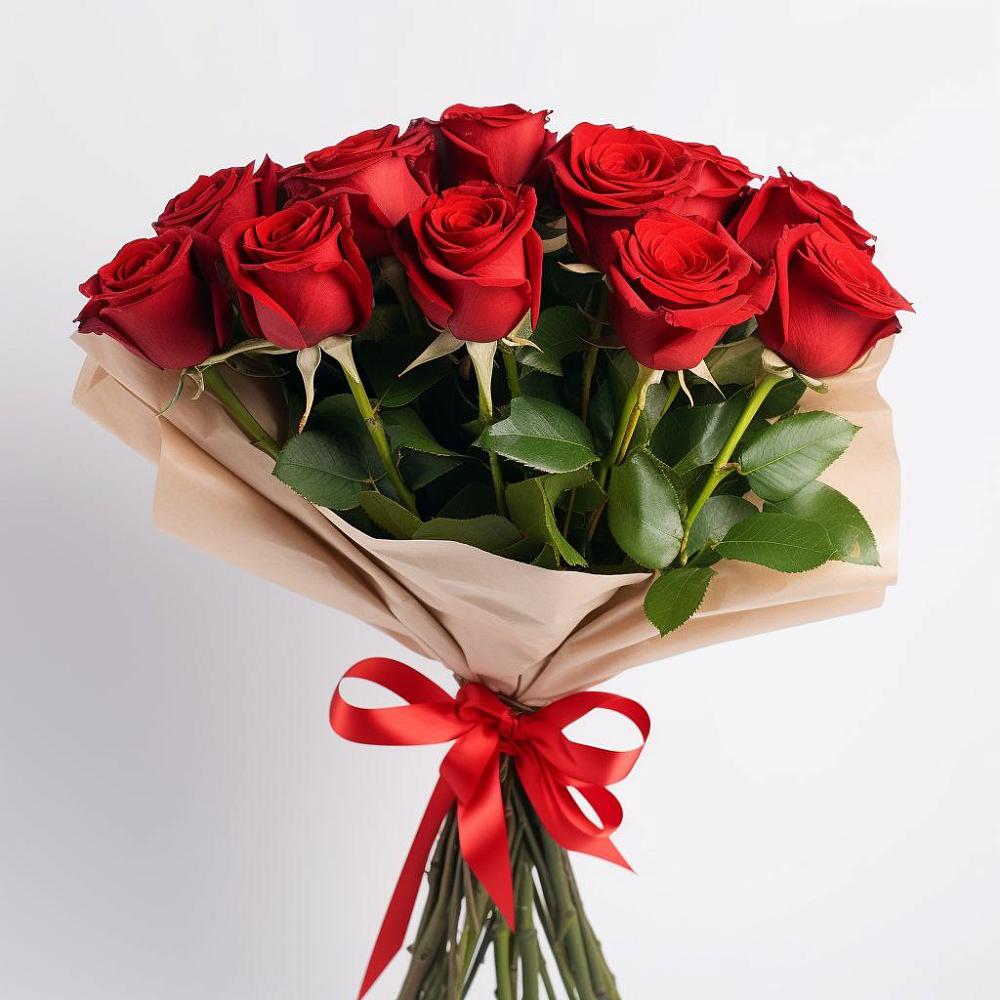 Букет 11 Красных роз Эдлесс Лав в Михайловске Свердловской области